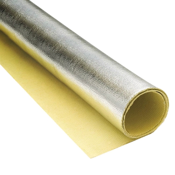 aluminized aramid heat barrier