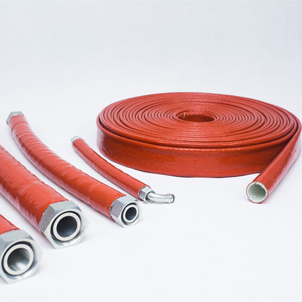 Applicazioni per manicotti antincendio per alte temperature della protezione del tubo