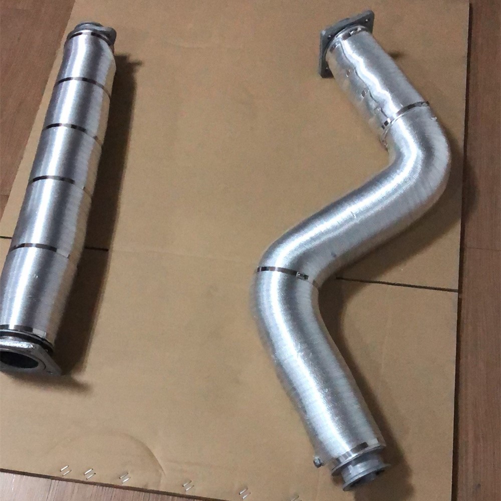 Tubo riflettente di calore in alluminio utilizzato sul tubo di scarico