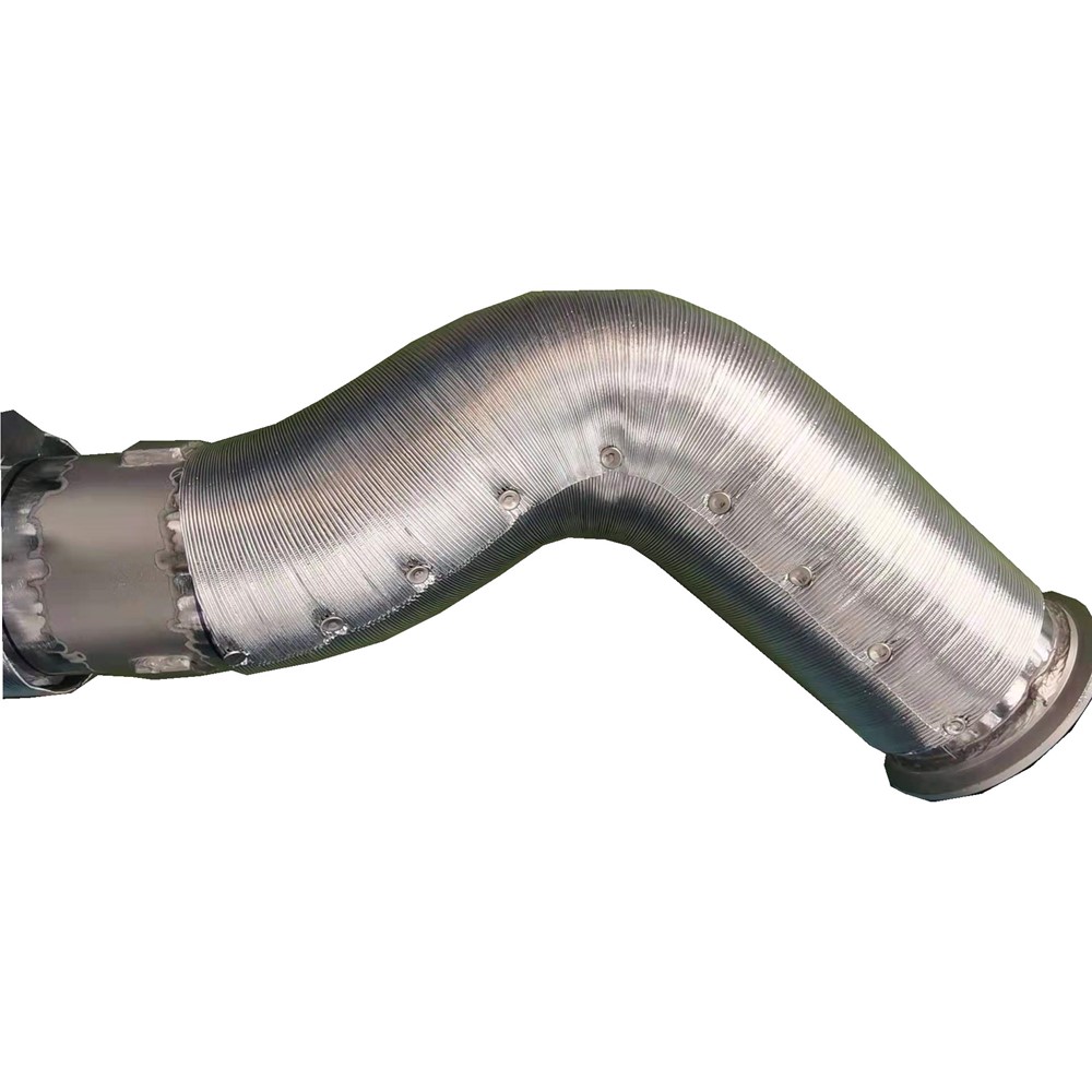 Motore e Protezione del tubo di scarico del generatore Tubo ondulato del foglio di alluminio con il manicotto del basalto