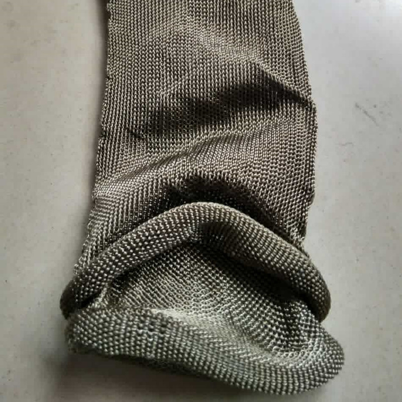 Applicazione per la manica di scarico di basalto a maglia